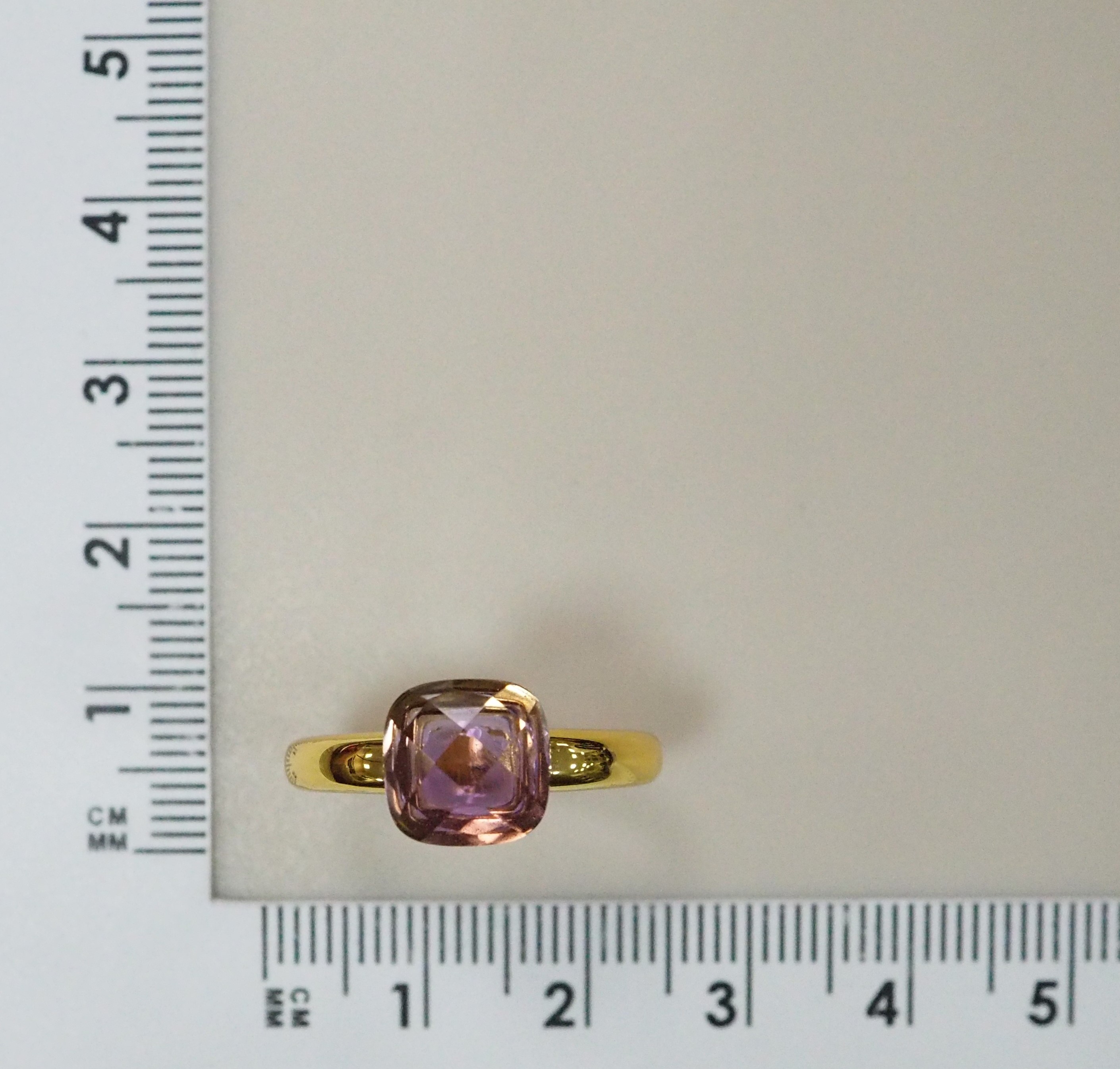 Серебряное кольцо с аметистом